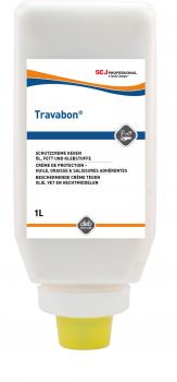 Travabon® ist eine Spezial-Hautschutzcreme zum Schutz der Haut bei starker Belastung durch ölige Arbeitsstoffe und zur Erleichterung der Hautreinigung.